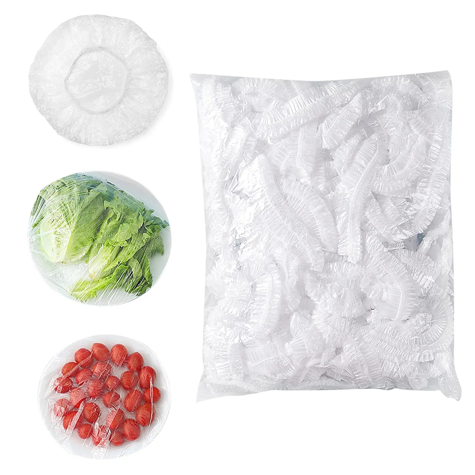 Reusable Disposable Food Cover Plastic Wrap Durable Elastic Food Lids for Bowls Elastic Plate Covers For Kitchen Food Saver Bag