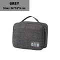 Three Layer Digital Storage Bag Multi-functional Cable Storage Box Portable Waterproof Travel Case for Data Mobile Power Bank