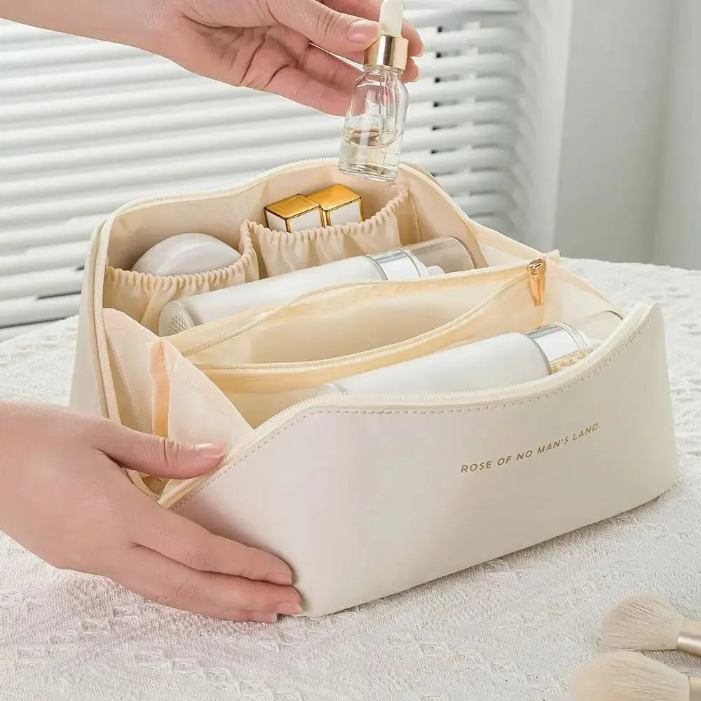 Organizer Female Toiletry Kit Bag Make Up Case Storage Pouch Luxury Lady Box, Cosmetic Bag, Organizer Bag For Travel Zip