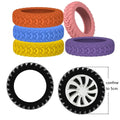 8Pcs Thicken Texture Silicone Wheels Protector Travel Luggage Caster Shoes Reduce Noise Wheels Guard Cover Luggage Accessories